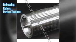 PVC PE PP ABS Embossing Rollers