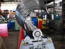 Heavy Duty Plate Bending Rolls With Numerical Control , Steel Plate Rolling