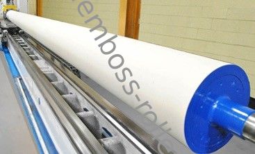 Large Size Industrial Rubber Rollers For Steel , Paper , Textile / Printing Rubber Roller