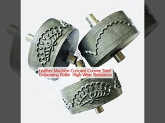 Leather Machine Concave Convex Steel Embossing Roller  High Wear Resistance