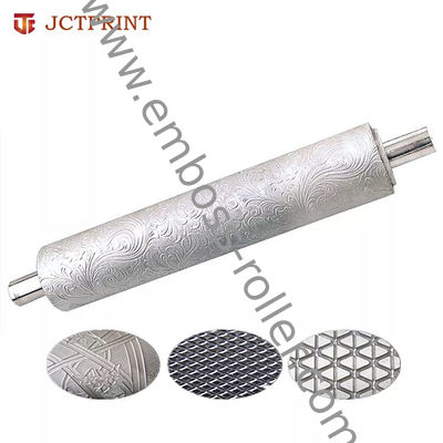 100mm Diameter Industrial Laser Engraved Leather Embossing Rollers