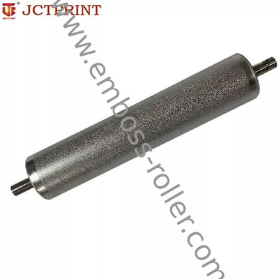 100mm Leather Texturizing Roller / Leather Embossing Cylinder with Square Pattern 2mm Depth