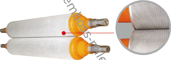 Steel Embossing Roller For Decorative Materials , Line Speed 0 ~ 800m/min