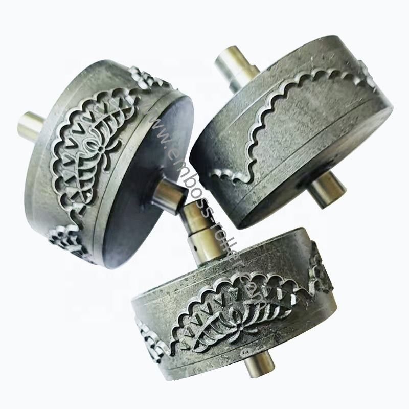 Leather Machine Concave Convex Steel Embossing Roller  High Wear Resistance