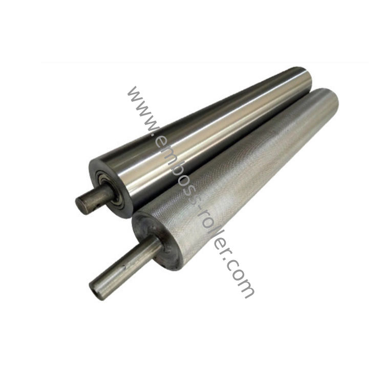 CNC Engraving Stainless Steel Leather Embossing Roller