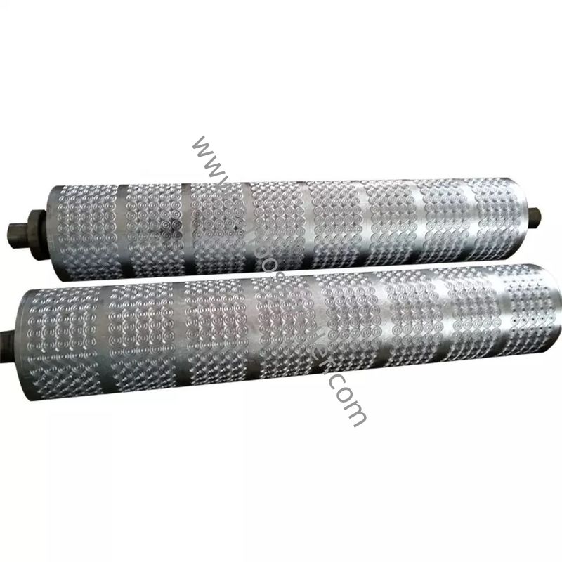 Cylinder Aluminum Plastic Embossing Roller SPC Flooring Production Line Accessories