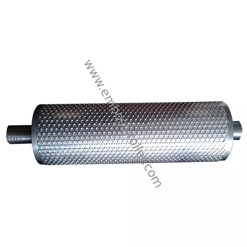 600-2000mm Length Metal Embossing Roller For Leather Paper Plastic Industry