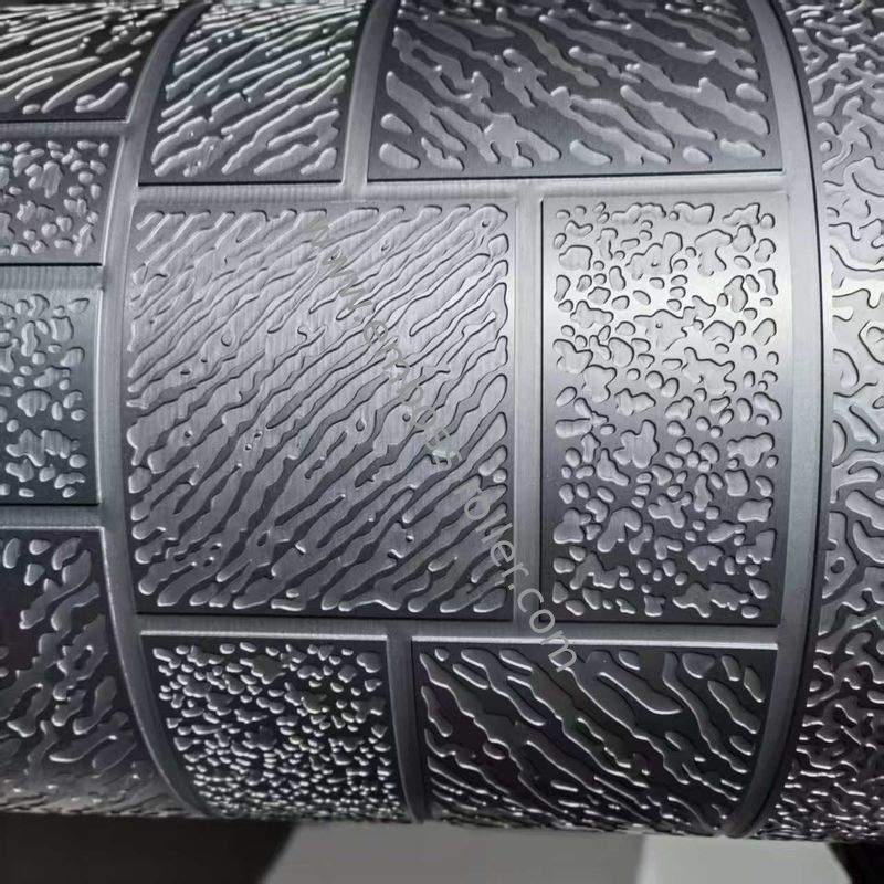 Production with Heat Treated Embossing Rubber Roller and Embossed Pattern Type