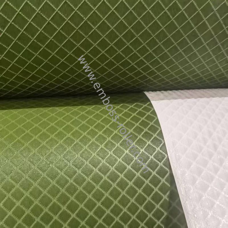 Width 600-1600mm Embossing Roller with Long Service Life and Surface Hardness HV1100/HRC62