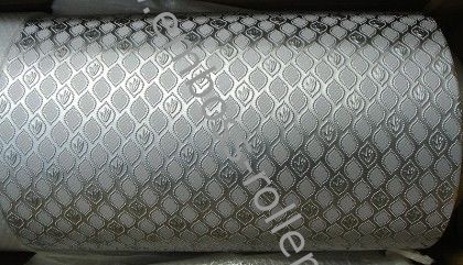 Alloy Steel Embossing Roller For Paper , Tissue , Foil And Leather With Different Pattern